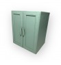 FD-381 Tiffany Blue Cabinet Style Jewelry Box w/ 5 Drawers