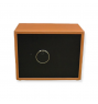 FD-878 BROWN 12 BIG WATCH WINDER VAULT W/ FINGERPRINT LOCK & BOLTS