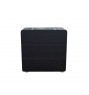 FD-826 BLACK 12pc Watch Winder Safety Vault with Bullet-proof Window and Storage Compartments