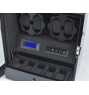 FD-820B LCD Control Watch Winder Cabinet Style 2-Motors for 4 Watches + Drawer for 5 Watches
