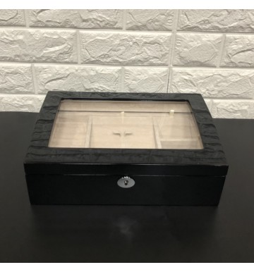 FD-118 Jewelry Box with Window and Removable Tray