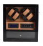 FD-820BBR LCD Control Watch Winder Cabinet 2-Motors for 4 Watches + Drawer for 5 Watches