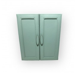 FD-381 Tiffany Blue Cabinet Style Jewelry Box w/ 5 Drawers