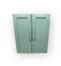 FD-381 Tiffany Blue Cabinet Style Jewelry Box w/ 5 Drawers