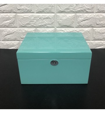 FD-36TB Luxe Tiffany Blue Jewelry Box