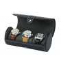 FD-91 3pc Travel Watchcase PU Carbon Fiber Design