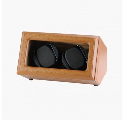 FD-862 Compact 2 Watch Winder in Microfibre Leather