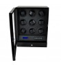 FD-835 Remote Controlled LCD 9 Motor Watch Winder Cabinet Style+Drawer