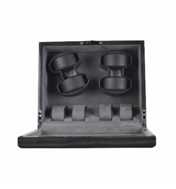 FD-864 2-Motor 4 Watch Winder + 4 Storage with Convertible Watch Holders