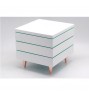 FD-94 WTB 3-Layers Stackable Matte Wood Jewelry Box