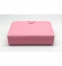 FD-318 PINK PASTEL JEWELRY BOX WITH BUTTON SNAP