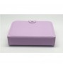 FD-318 PURPLE PASTEL JEWELRY BOX WITH BUTTON SNAP