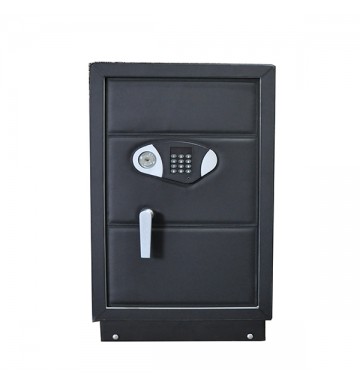 FD-832 18pc Steel Watch Winder Safety Vault Black with Storage