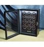 FD-897EB 12 Watch Winder with Fingerprint Lock and LCD Control