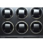 FD-899 6 Watch Winder with Fingerprint Lock and LCD Control