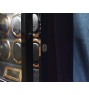 FD-902 LCD Control 6-Motor BIG Watch Winder Cabinet Style with Rose Gold Trim
