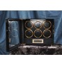 FD-902 LCD Control 6-Motor BIG Watch Winder Cabinet Style with Rose Gold Trim