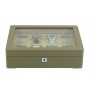 FD-174 8-Slot Lacquer Matte Tan Watchbox w/ Tan Interior