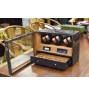 FD-842CFB LCD Control Watch Winder Cabinet 3-Motors for 6 Watches + Drawer