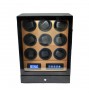 FD-835BBR Remote Controlled LCD 9 Motor Watch Winder Cabinet Style+Drawer