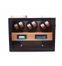 FD-842CFB LCD Control Watch Winder Cabinet 3-Motors for 6 Watches + Drawer