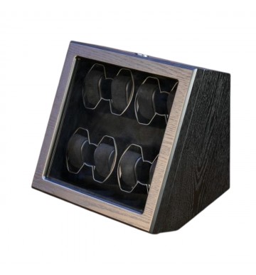 FD-860 Compact Winder 4-Motors for 8 Watches Matte Gray