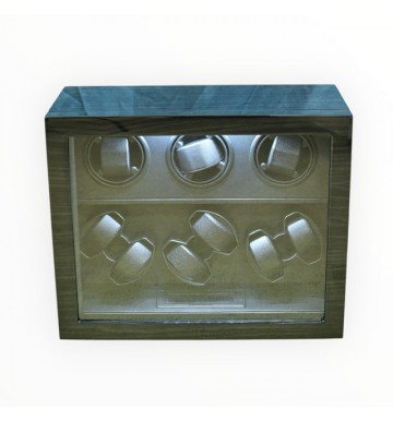 FD-901 Combination 3 Single and 3 Double Watch Winder w/ Fingerprint Lock