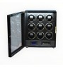 FD-898 9 Watch Winder with Fingerprint Lock and LCD Control