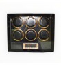 FD-902 LCD Control 6-Motor BIG Watch Winder Cabinet Style with Rose Gold Trim