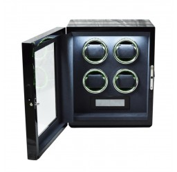 FD-904 4 Watch Winder with Fingerprint Lock and LCD Control
