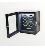 FD-904 4 Watch Winder with Fingerprint Lock and LCD Control