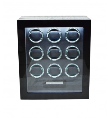 FD-905 9 Watch Winder with Fingerprint Lock and LCD Control