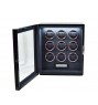 FD-905 9 Watch Winder with Fingerprint Lock and LCD Control