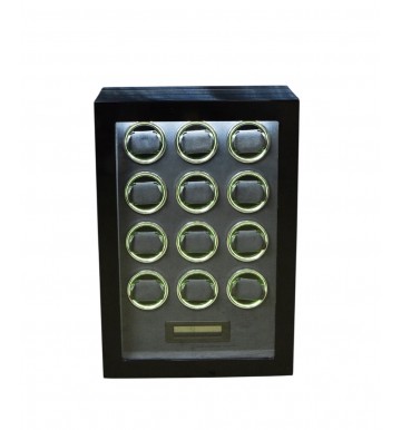 FD-897BHB 12 Watch Winder with Fingerprint Lock and LCD Control