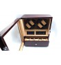 FD-820BRN LCD Control Watch Winder 2-Motors for 4 Watches + Drawer for 5 Watches