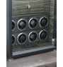 FD-893 8 WATCH WINDER VAULT W/ JEWELRY DRAWER & SHELF STORAGE